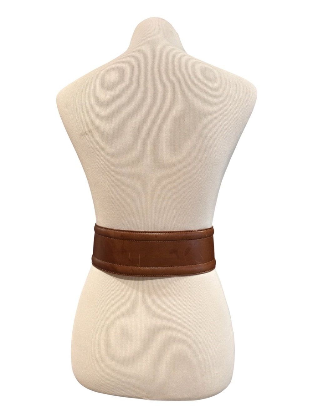 Michael Kors Luxury Leather Wide Brown Waist Belt Women’s Small Made in Italy - Picture 3 of 9